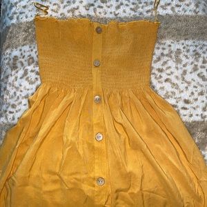 Yellow summer dress